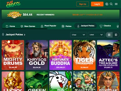 Croco Explores the PlayCroco Casino Lobby Jackpot – Opt-In NOW!